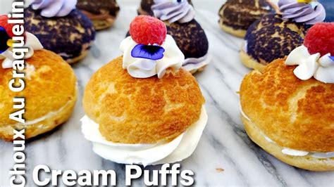 Pretty Perfect Choux Au Craquelin Recipe Cream Puffs By Pro Pastry