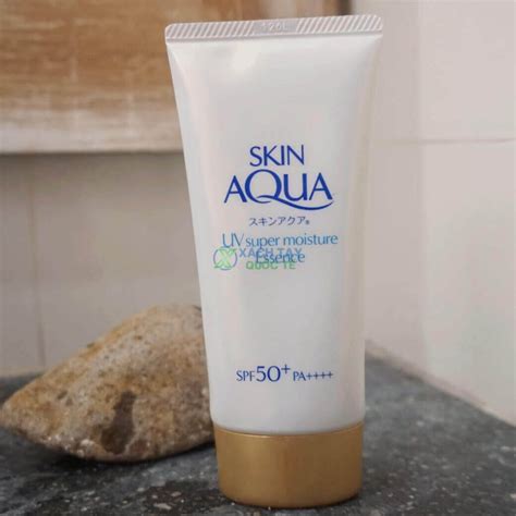 Kem Chống Nắng Rohto Skin Aqua Uv Super Moisture Essense Xách Tay Quốc Tế