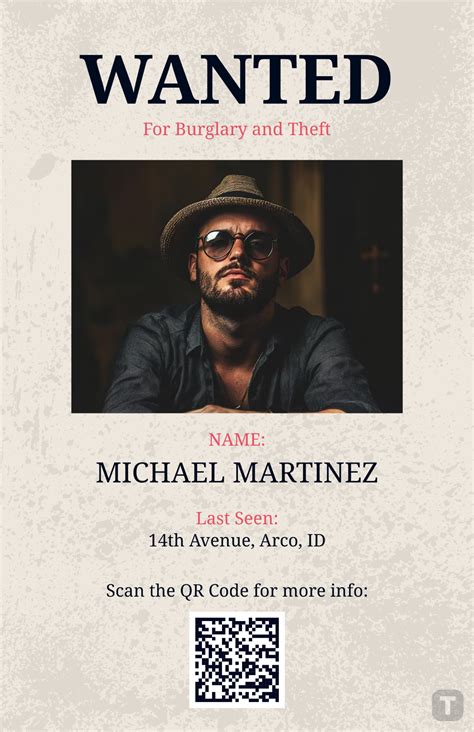 Free Wanted Poster for Kids Template to Edit Online
