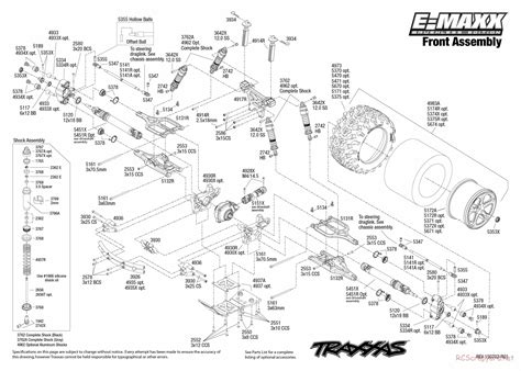 Traxxas - Exploded Views - E-Maxx Brushless (2015) - 39087-1
