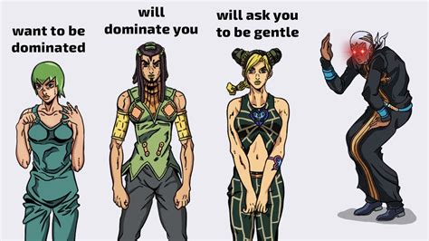 Want To Be Dominated Will Dominate You Want To Reach Heaven Jjba