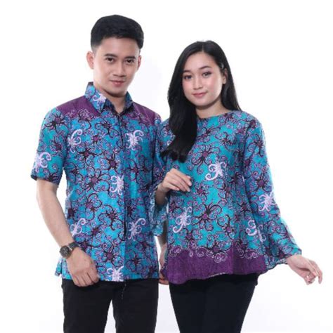 Jual BATIK COUPLE MOTIF KALIMANTAN TOSKA HQ Shopee Indonesia