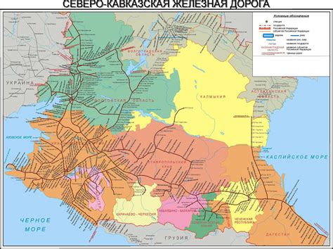 Карта Краснодарского края, подробная карта с городами - Анапа, Адлер ...