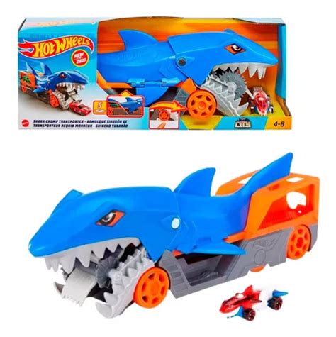 Hot Wheels Pista De Percurso Guincho Tubarão Gvg36 Mattel