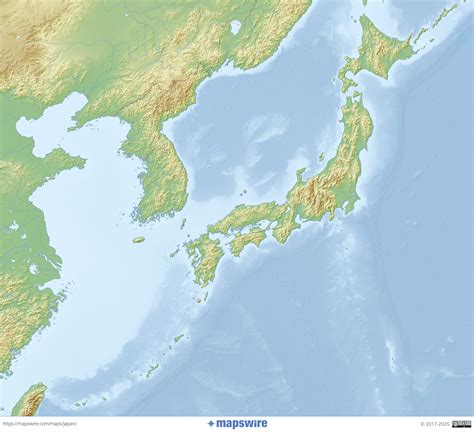 Free Maps of Japan | Mapswire