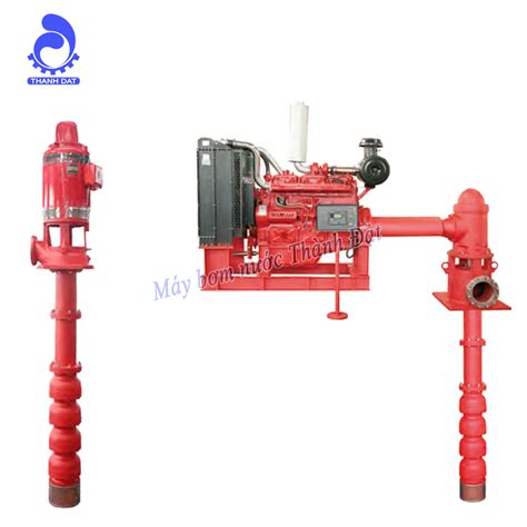 Bơm turbine trục đứng phòng cháy Vicky 80VTC30 7