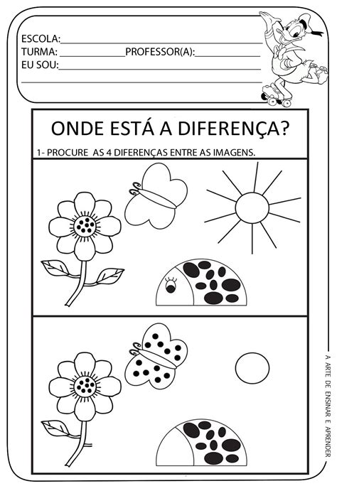 Atividade Sobre As Diferenças
