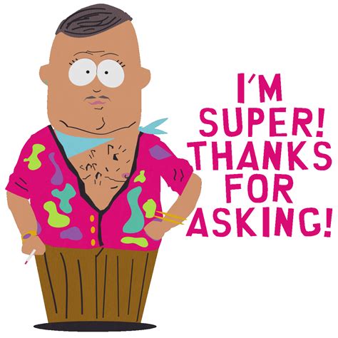 Big Gay Al Thanks For Asking Sticker By South Park For IOS Android