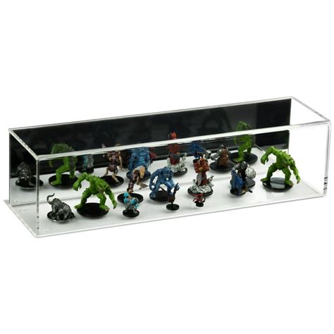 Deluxe Clear Acrylic Figurine Display Case For Doll Bobblehead Action