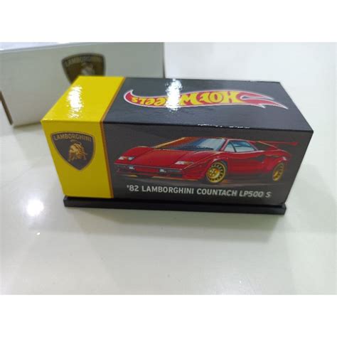 Hot Wheels Rlc Lamborghini Countach Shopee Malaysia