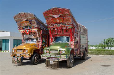 Colorful Jingle Trucks Rule The Road In Pakistan In Truck Art