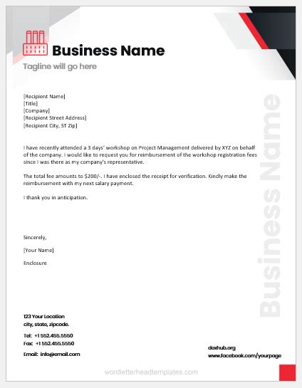 How To Write A Reimbursement Request Letter 01 Best Letter Template