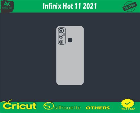 Infinix Hot 11 2021 Skin Vector Template AK Digital File