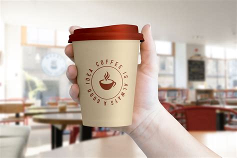 Hand Holding Coffee Cup Mockup Free Psd Templates