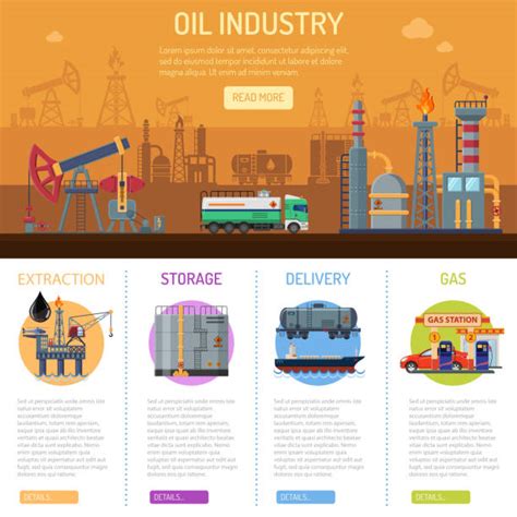 Oil And Gas Infographic Illustrations Royalty Free Vector Graphics