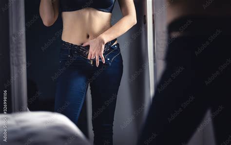 Erotic Woman Touching And Having Sex With Herself Sexual Fantasy Or Fetish Female Orgasm