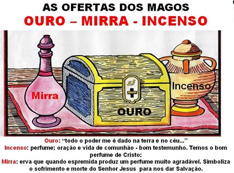 Mirra Incenso E Ouro - Grande Amor de Deus: Ouro, incenso e mirra