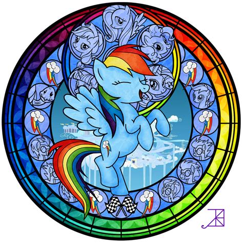 Stained Glass Rainbow Dash Better By Akili Amethyst On Deviantart