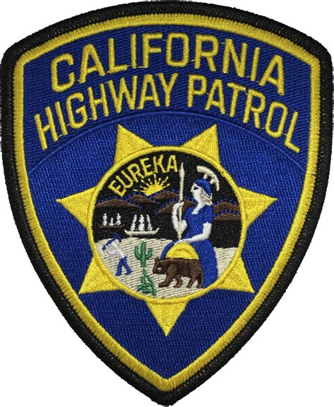 California Highway Patrol Shoulder Patch Standard Chicago Cop Shop