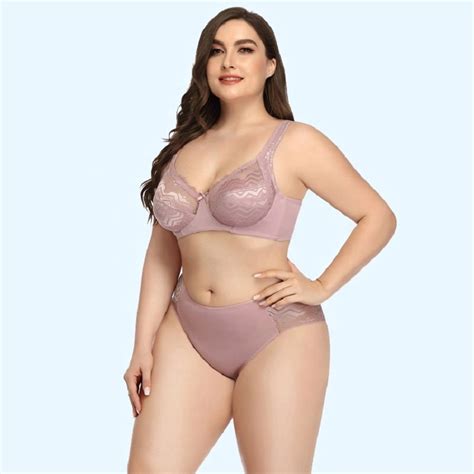Gm Custom Big Size Cup Mature Bra Panty Set Plus Size Lingerie China Lingerie And Plus Size