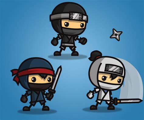 Artstation Mini Ninja Game Assets