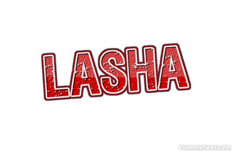 Lasha Logo | Free Name Design Tool from Flaming Text