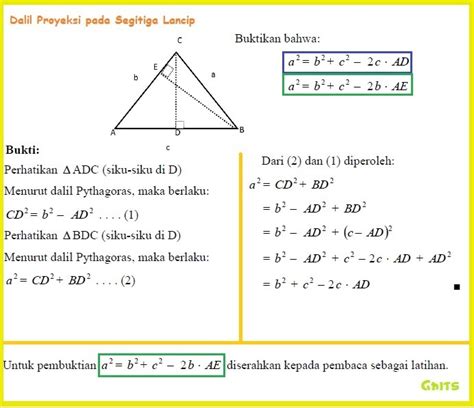 Rumus Rumus Segitiga Dalam Trigonometri 2021