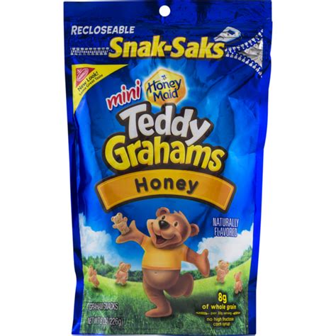 Nabisco Teddy Grahams Mini Honey Grahams Snacks Oz Instacart