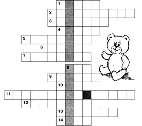 Кроссворд про игрушки для детей 6-7-8 лет с ответами