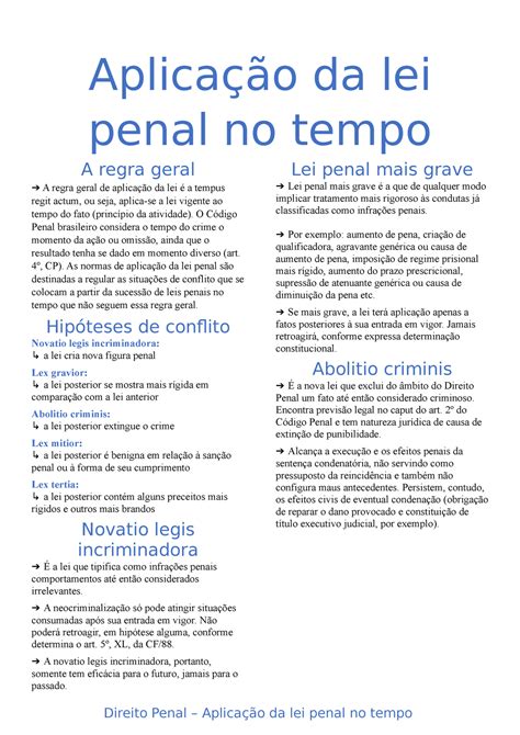 Aplica O Da Lei Penal No Tempo Aplica O Da Lei Penal No Tempo A