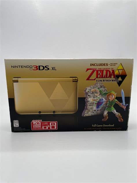 Zelda A Link Between Worlds Limited Edition Gold Nintendo 3ds Xl Ebay