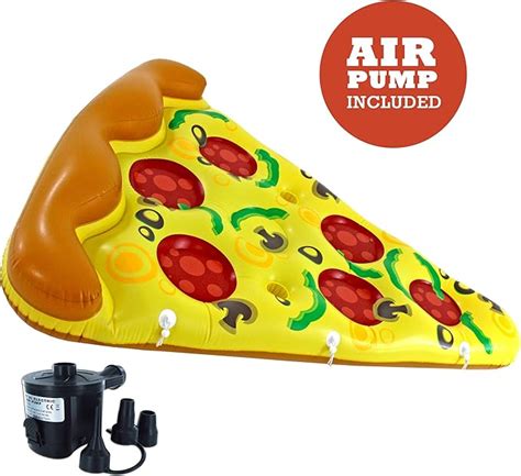 Luxury Inflatable Pizza Pool Float Includes Pump Giant