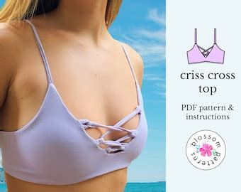 Womens Bikini Top Sewing Pattern Pdf With How To Instructions Swami S Diy Swimsuit Printable