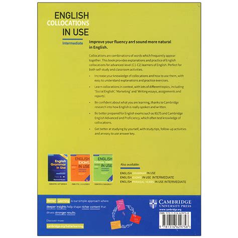 خرید کتاب English Collocations in use intermediate تا 50% تخفیف ️ – زبانمهر