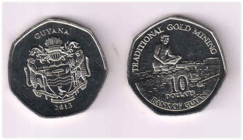 Guyana 10 Dollars 2013 Unc Coin Kb Coins And Currencies
