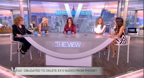 The Views Sara Haines Admits To Sending Nude Photos To Ex Boyfriend Reveals NSFW Details Of