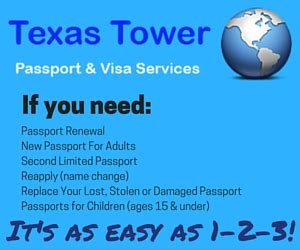 Texastowerservices Passport In Houston Texas Texas Tower 24 Hour