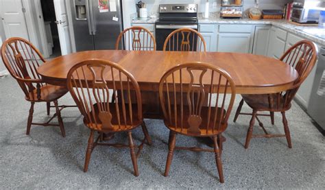 Keller Chestnut Creek Solid Oak Dining Table and 6 Chairs - Dining