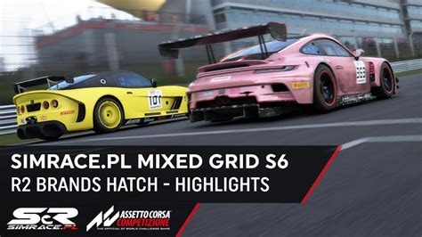 Simrace Pl Mixed Grid S Race Brands Hatch Highlights Assetto