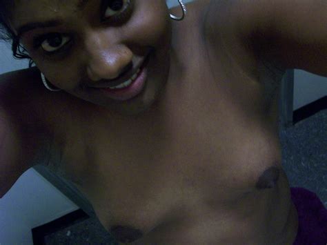 Ebony Teen Paris Takes Selfies While Showing Her Big Ass Puffy Nipples CoedCherry