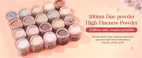 Amazon Azurebeauty Pcs Dip Powder Nail Kit Starter Colors Classic Brown Nude