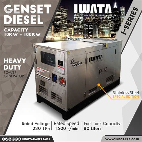 genset capacity power  kw  kw bali indonesia lantai kota medan