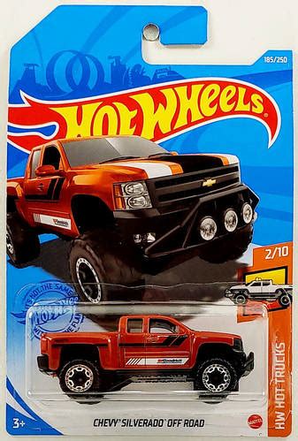 Машинка Hot Wheels Chevy Silverado Off Road Hot Trucks
