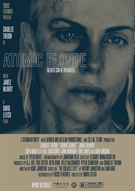 Atomic Blonde By Monsieurgordon Home Of The Alternative Movie Poster