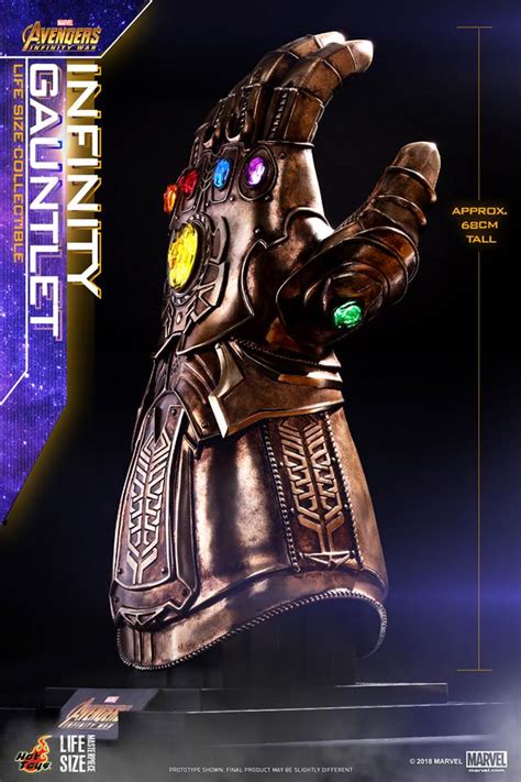 Infinity Gauntlet Avengers Infinity War Life Sized Hot Toys Replica