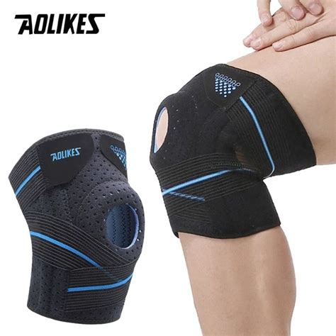 Jual Aolikes Coolfit Knee Wrap Sleeve Pad Guard Deker Lutut Kaki