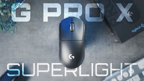 끝판왕 게이밍 마우스입니다 로지텍 G PRO X SUPERLIGHT / 지프로 슈퍼라이트 - YouTube