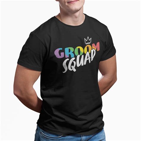 LGBTQ Groom Groom Squad Gay Bachelor Party Rainbow Pride Etsy
