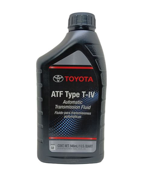 Масло Трансмиссионное TOYOTA ATF TYPE T-IV 946мл - купить по выгодной ...
