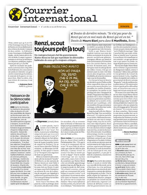 courrier international  mauro biani punto